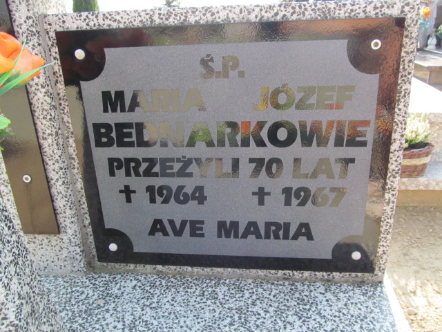 Marianna Bednarek  1893 Biechowo - Grobonet - Wyszukiwarka osób pochowanych